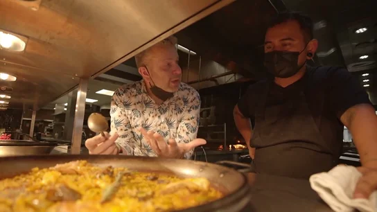 Así es la paella de Quique Dacosta que enamora a Alberto Chicote en Londres Así es la paella de Quique Dacosta que enamora a Alberto Chicote en Londres