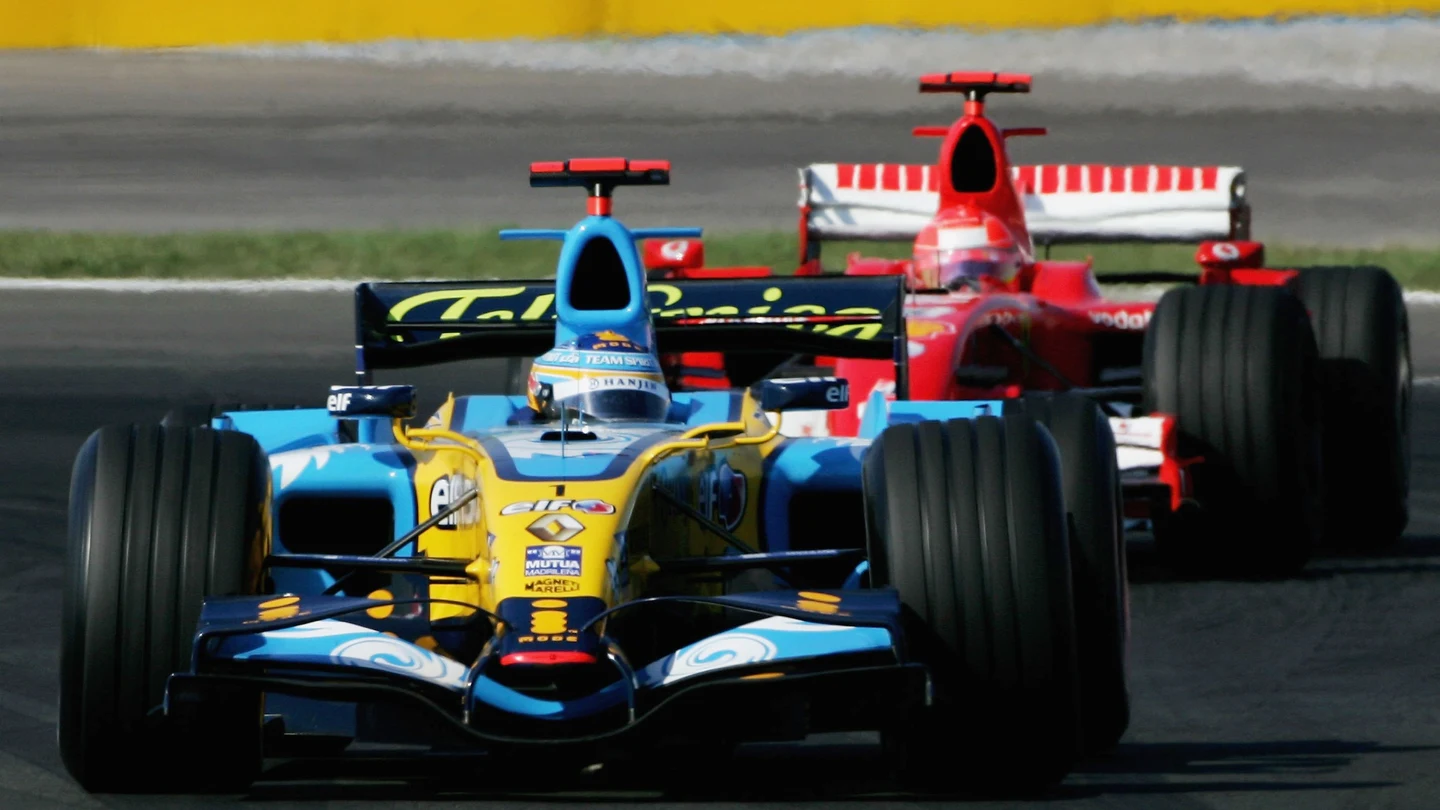 Fernando Alonso y Michael Schumacher en el GP de Turquía 2006 Fernando Alonso y Michael Schumacher en el GP de Turquía 2006