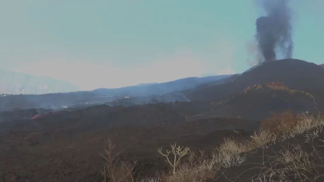 Erupción del volcán en La Palma