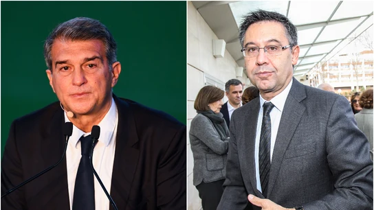 Joan Laporta y Josep María Bartomeu Joan Laporta y Josep María Bartomeu