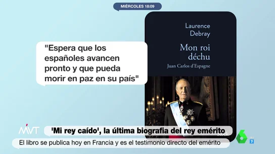 El rey Juan Carlos I se confiesa en un nuevo libro: "Ahora debo pensar en mi entierro" El rey Juan Carlos I se confiesa en un nuevo libro: "Ahora debo pensar en mi entierro"