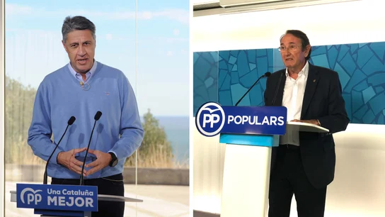 García Albiol y su 'número dos' del PP, Ramón Riera García Albiol y su 'número dos' del PP, Ramón Riera