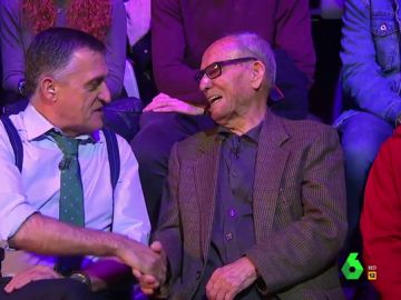 La emotiva charla de Wyoming con Agustín López, superviviente de los campos de concentración franquistas