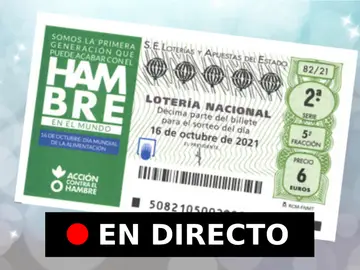 Lotería Naci​onal: comprobar ​resultados de hoy, sábado 16 de octubre, en directo