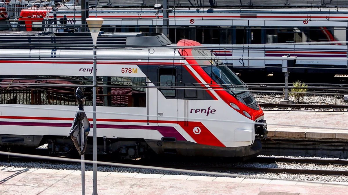  Imagen de archivo de un tren de cercanías de Renfe