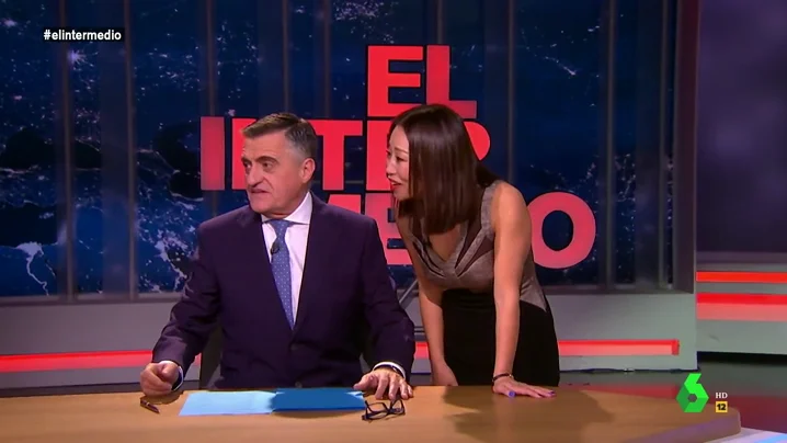 El día que Usun Yoon volvió a El Intermedio con un divertido lapsus con Sandra Sabatés: "¡Hombre, Beatriz Montañez!"