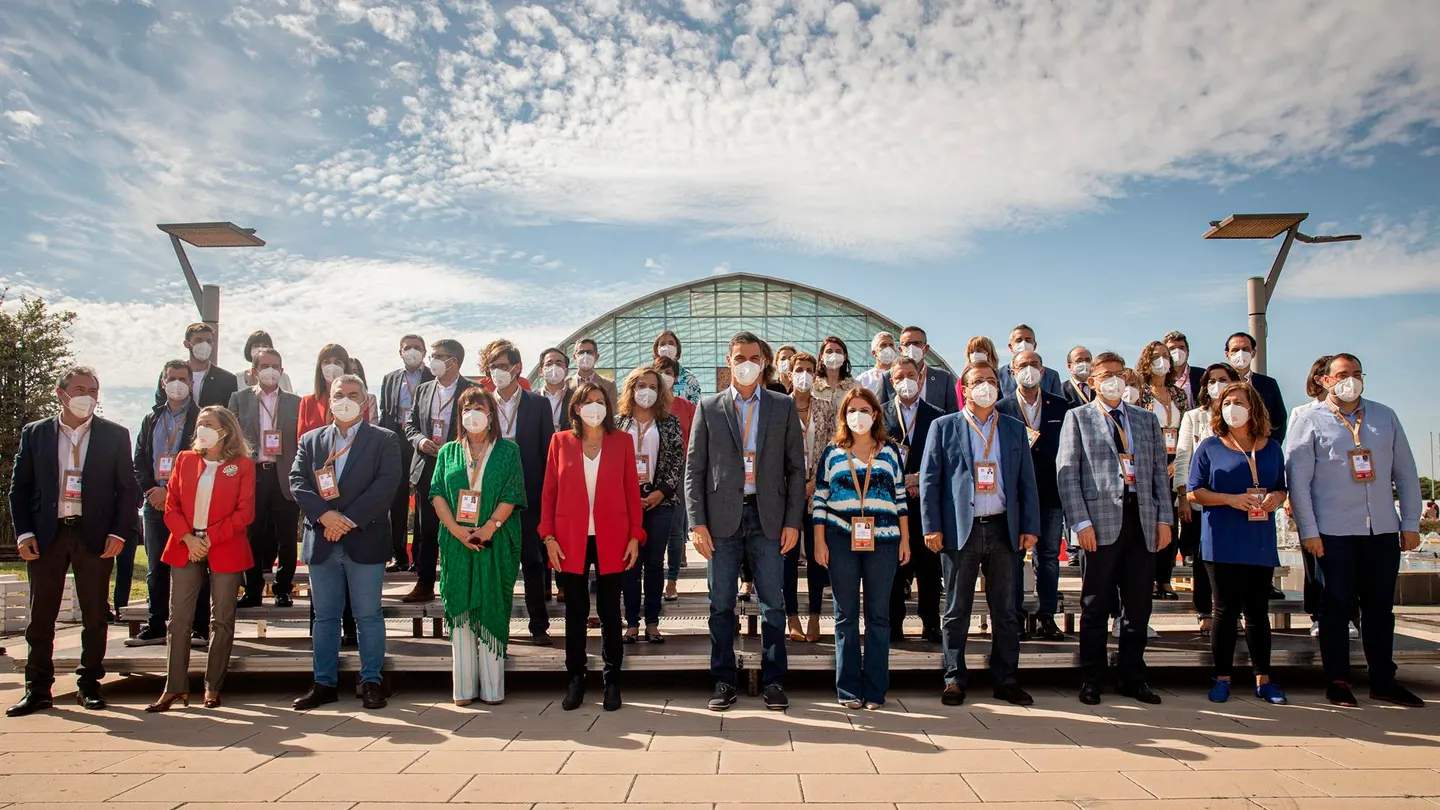 Foto de familia en el 40º Congreso del PSOE Foto de familia en el 40º Congreso del PSOE