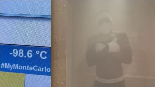 Hamilton, a -100 grados Hamilton, a -100 grados