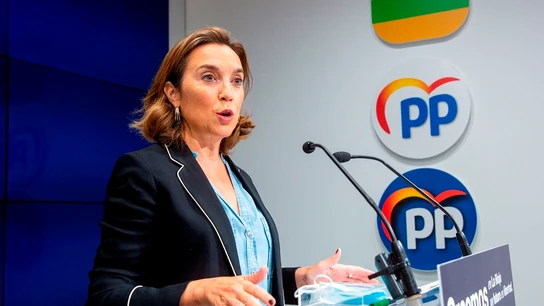 Cuca Gamarra denuncia el "fracaso" del escudo social del PSOE: "Solo hay un escudo político para proteger a Sánchez" Cuca Gamarra denuncia el "fracaso" del escudo social del PSOE: "Solo hay un escudo político para proteger a Sánchez"