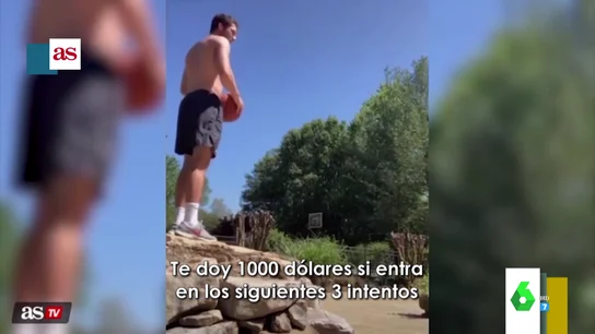 Su padre le ofreció 1.000 dólares si encestaba una canasta imposible... y esto fue lo que pasó Su padre le ofreció 1.000 dólares si encestaba una canasta imposible... y esto fue lo que pasó