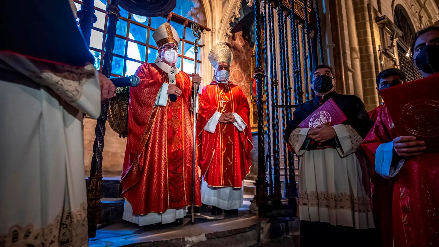 El arzobispo de Toledo, Francisco Cerro, oficia una eucaristía El arzobispo de Toledo, Francisco Cerro, oficia una eucaristía
