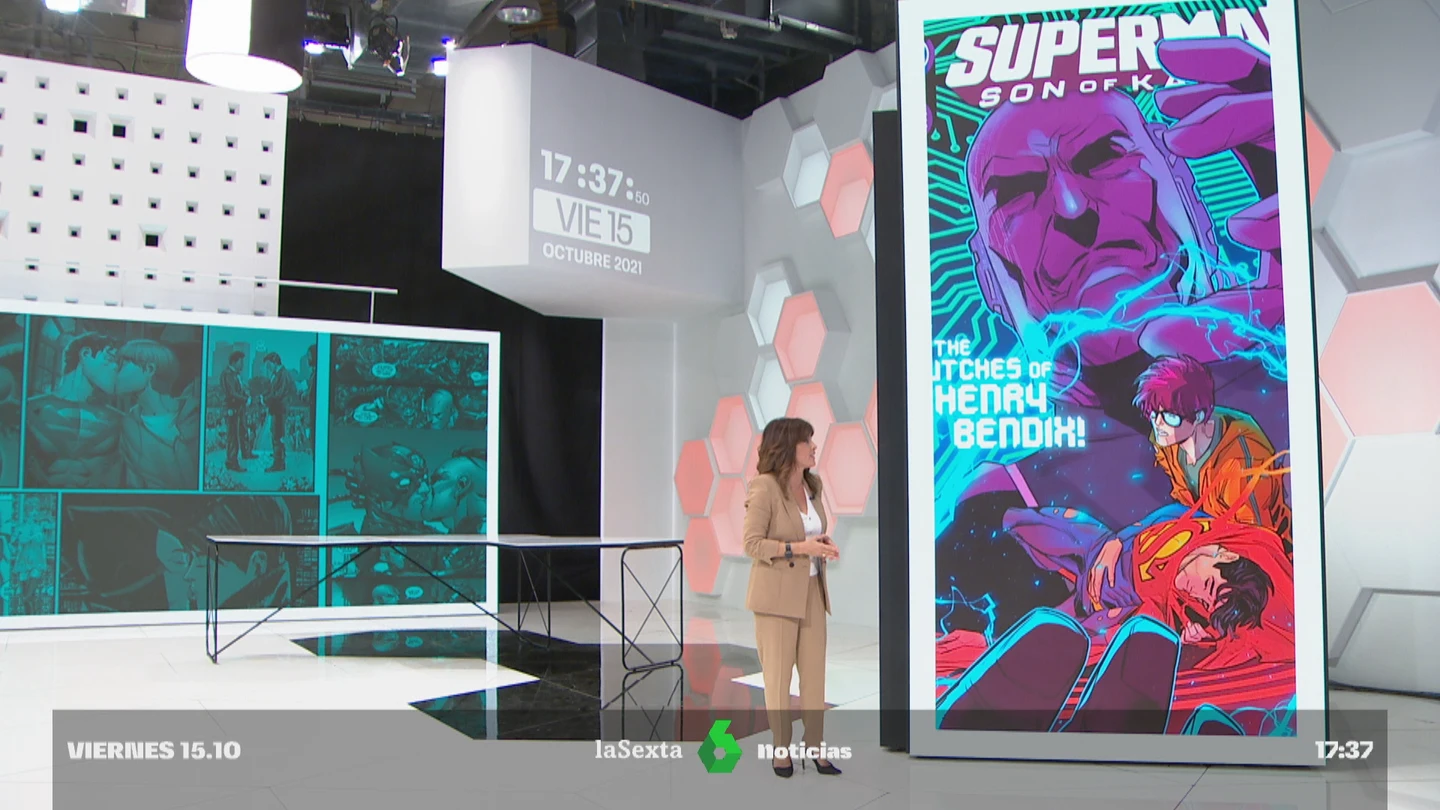 Helena Resano en el nuevo plató de laSexta Noticias Helena Resano en el nuevo plató de laSexta Noticias