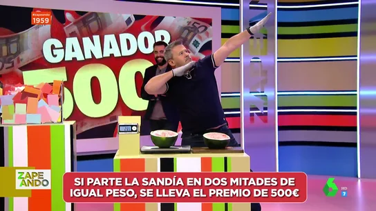 ¡Zapeando regala 500 euros a un espectador que estaba en el baño! ¡Zapeando regala 500 euros a un espectador que estaba en el baño!