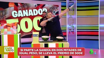 ¡Zapeando regala 500 euros a un espectador que estaba en el baño! 