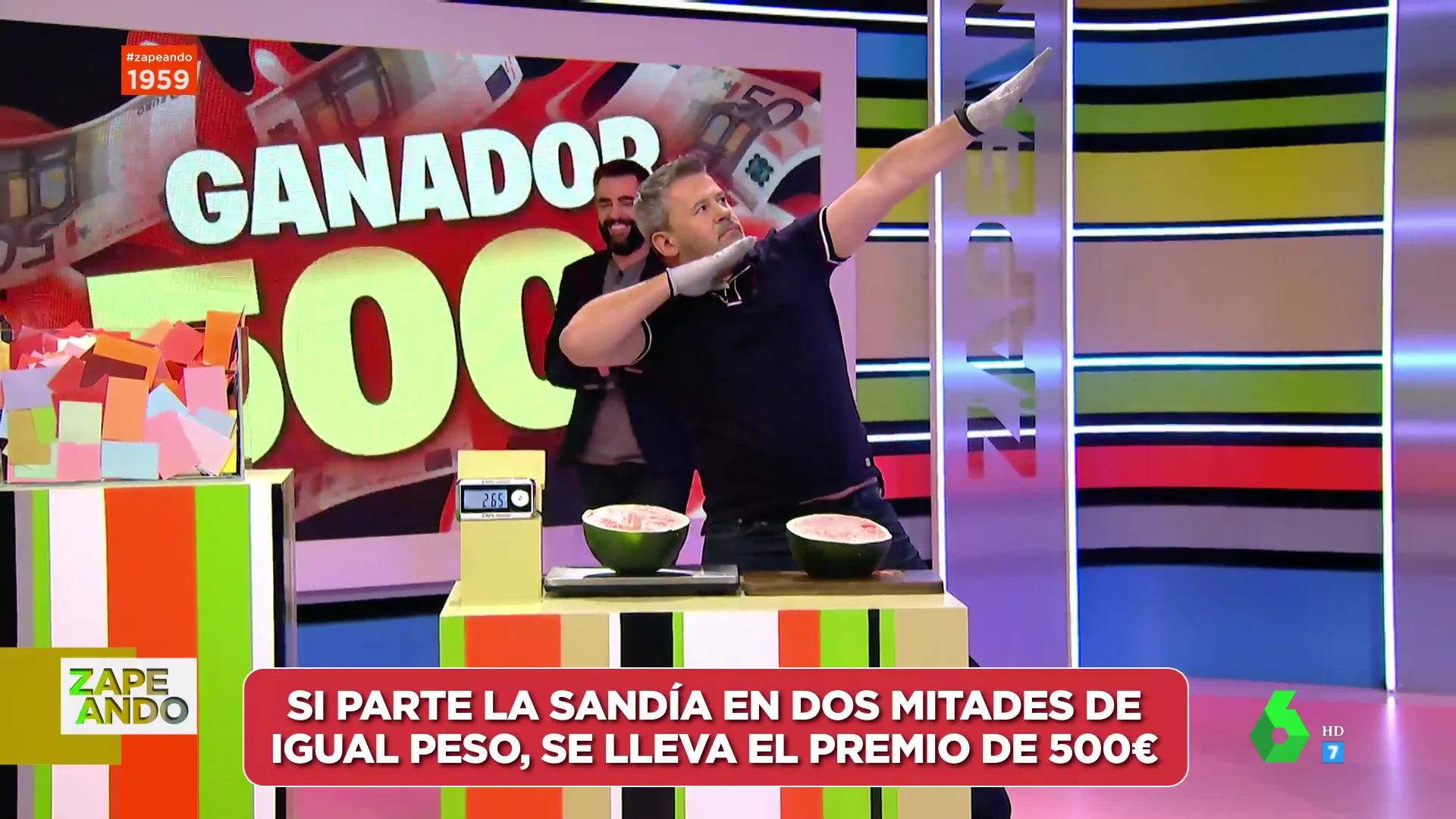 ¡Zapeando regala 500 euros a un espectador que estaba en el baño! 