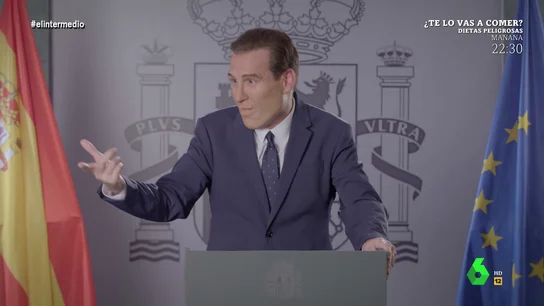 Así fue la imitación de Joaquín Reyes a Pedro Sánchez: "Nombrar a Màxim Huerta ministro, ¿esa broma fue buenísima, eh?" Así fue la imitación de Joaquín Reyes a Pedro Sánchez: "Nombrar a Màxim Huerta ministro, ¿esa broma fue buenísima, eh?"