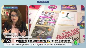 Oltra, sobre la denuncia a los libros LGTBI de Castellón: "Viene de una fundación de abogados más fascistas que cristianos"