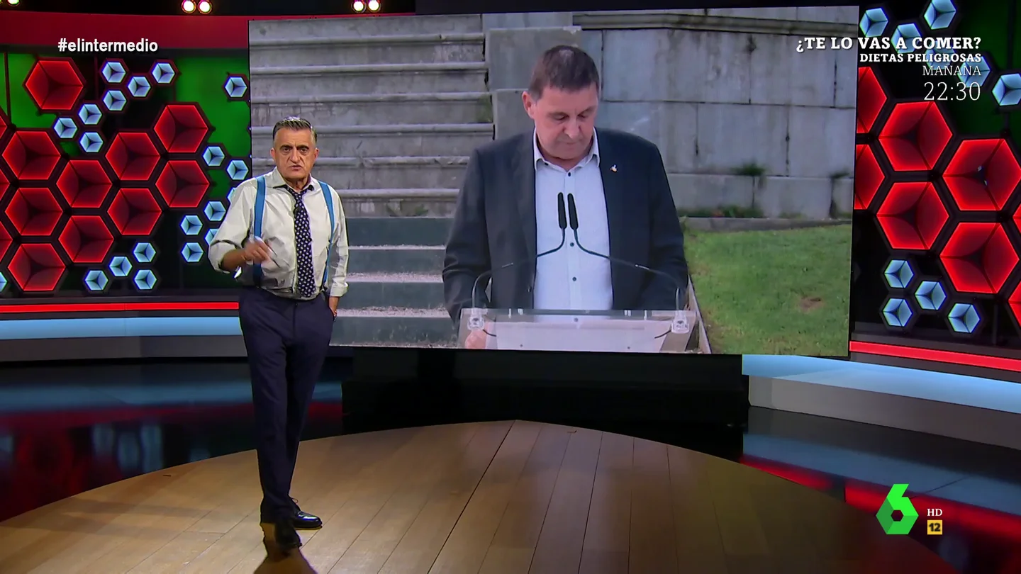 La reflexión de Wyoming sobre el mensaje de Otegi a las víctimas de ETA: "Más vale tarde que nunca" La reflexión de Wyoming sobre el mensaje de Otegi a las víctimas de ETA: "Más vale tarde que nunca"