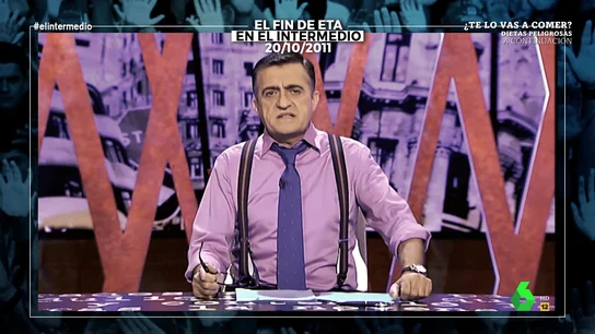 Esta fue la reacción de Wyoming hace 10 años al anunciar el histórico fin de ETA en El Intermedio Esta fue la reacción de Wyoming hace 10 años al anunciar el histórico fin de ETA en El Intermedio