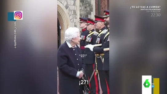 La conversación viral de la reina Isabel con un guardia real de Palacio: ¿está intentado ligar con él? La conversación viral de la reina Isabel con un guardia real de Palacio: ¿está intentado ligar con él?
