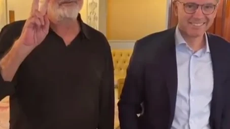 Falvio Briatore y Stefano Domenicali