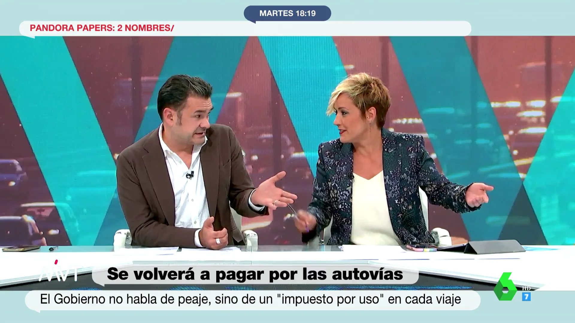 La reflexión de Iñaki López y Cristina Pardo sobre el argumento del Gobierno para que las autopistas sean de pago La reflexión de Iñaki López y Cristina Pardo sobre el argumento del Gobierno para que las autopistas sean de pago