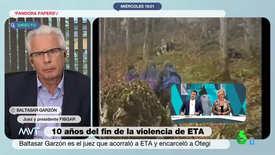 El juez Garzón apuesta por acercar a los presos de ETA: "El régimen penitenciario tiene que ser que existe para cualquier preso" El juez Garzón apuesta por acercar a los presos de ETA: "El régimen penitenciario tiene que ser que existe para cualquier preso"