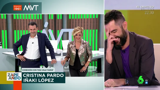 "¿En serio os arrancáis bello púbico en directo?": el susto de Iñaki López al conectar con Zapeando "¿En serio os arrancáis bello púbico en directo?": el susto de Iñaki López al conectar con Zapeando
