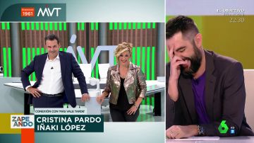 "¿En serio os arrancáis bello púbico en directo?": el susto de Iñaki López al conectar con Zapeando