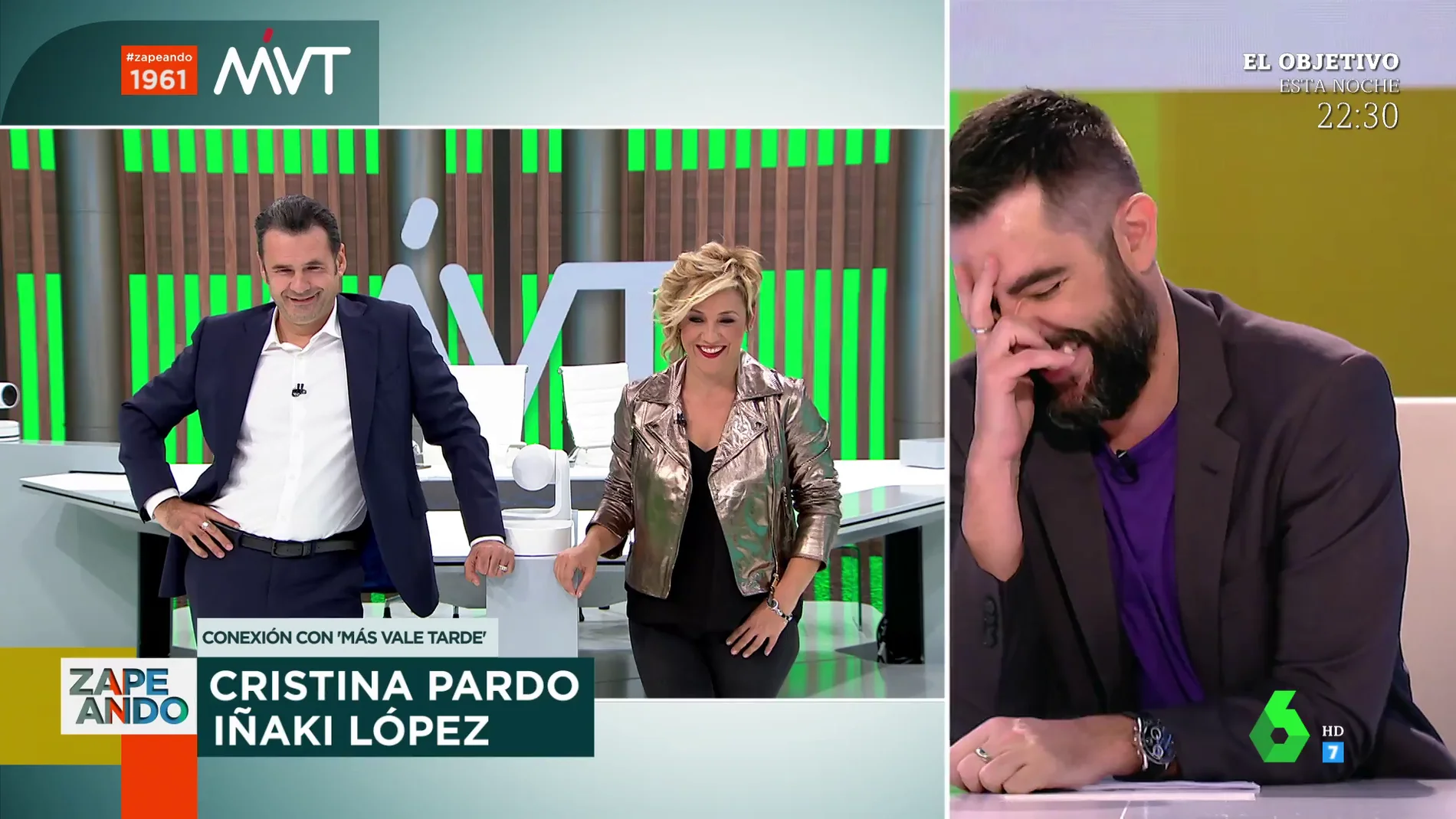 "¿En serio os arrancáis bello púbico en directo?": el susto de Iñaki López al conectar con Zapeando