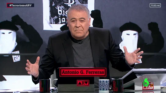 La reflexión de Ferreras en el décimo aniversario del fin de ETA: "Son 10 años de paz, pero en la oposición sigue utilizando el terrorismo como elemento de desgaste" La reflexión de Ferreras en el décimo aniversario del fin de ETA: "Son 10 años de paz, pero en la oposición sigue utilizando el terrorismo como elemento de desgaste"