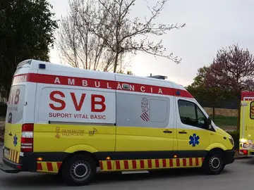 Imagen de archivo de ambulancias en Valencia 