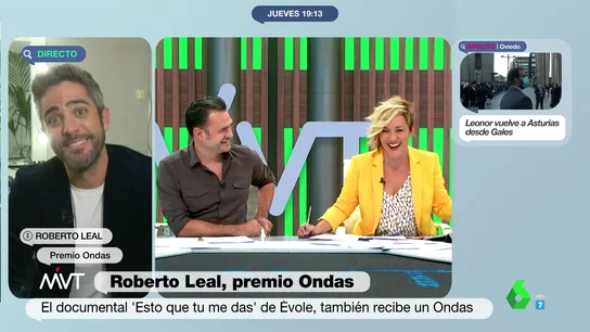 La pulla de Cristina Pedroche a Roberto Leal tras ganar el Ondas La pulla de Cristina Pedroche a Roberto Leal tras ganar el Ondas