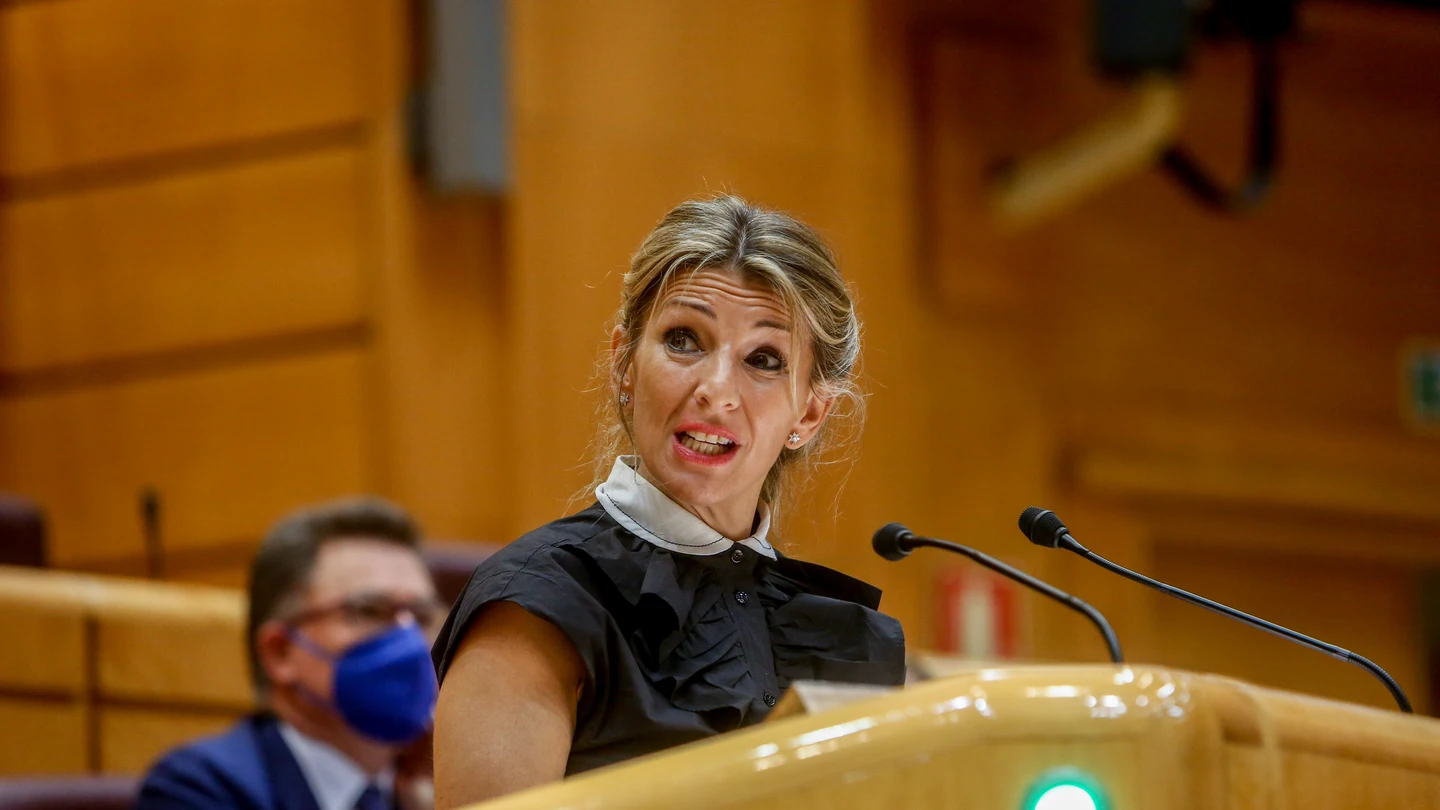 Yolanda Díaz en el Senado Yolanda Díaz en el Senado