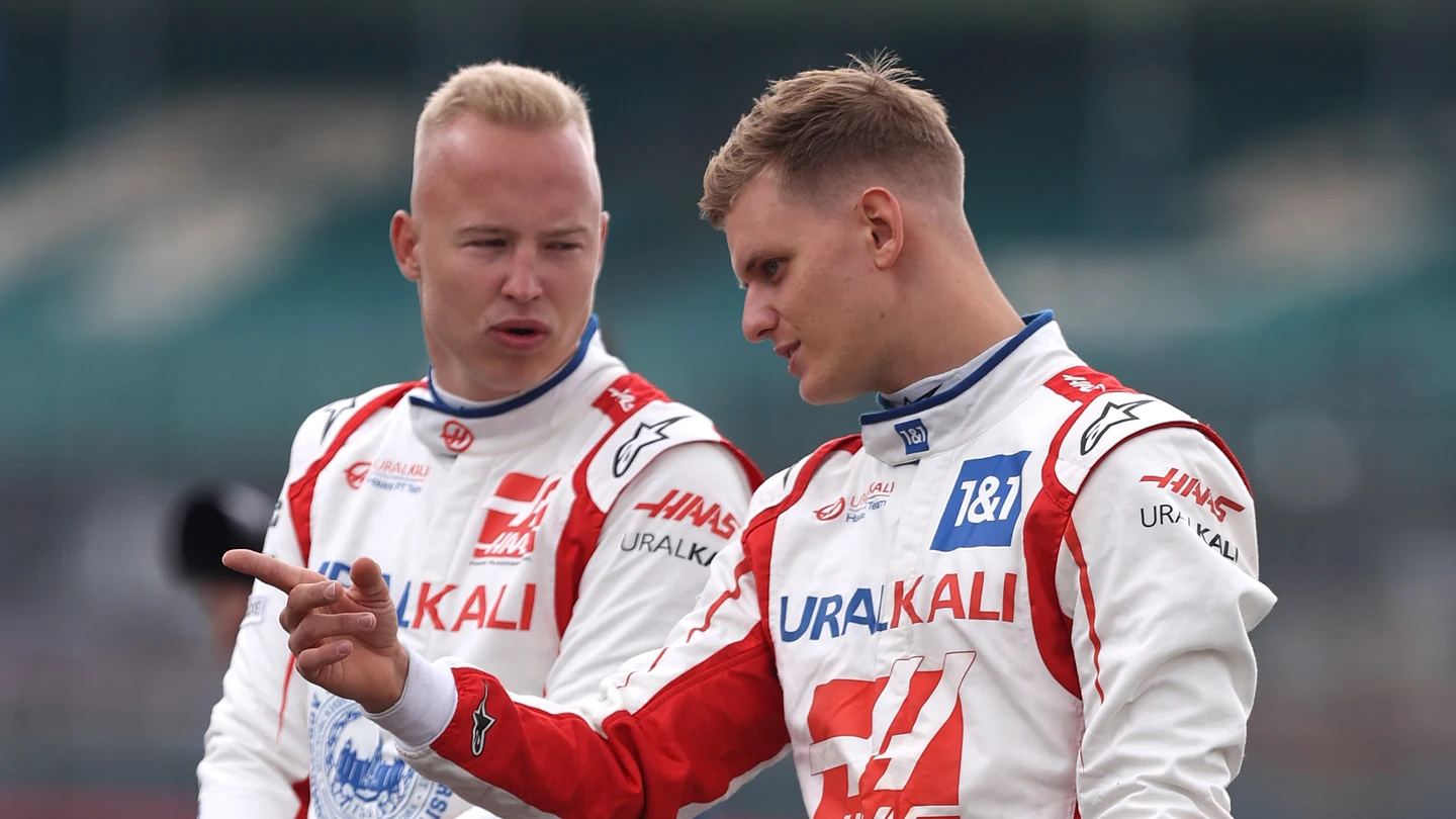 Nikita Mazepin y Mick Schumacher Nikita Mazepin y Mick Schumacher