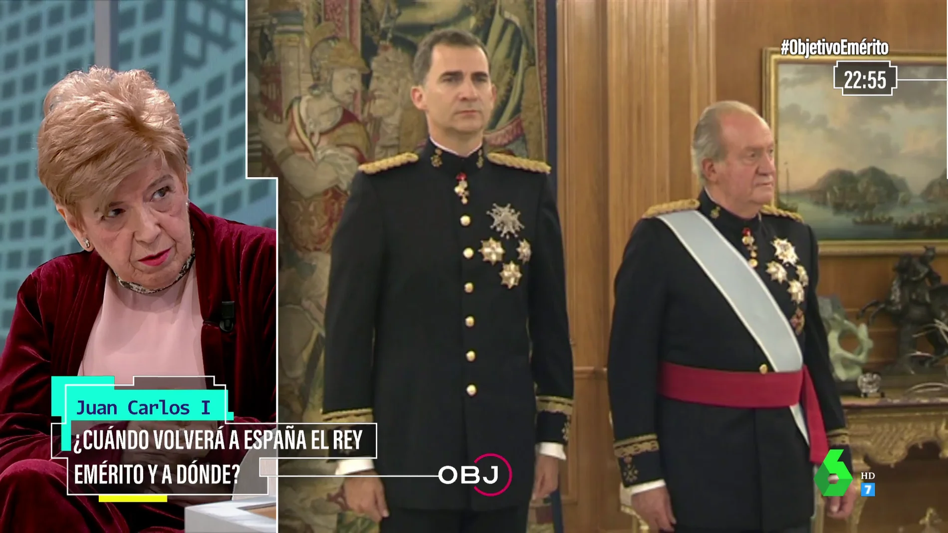  ¿Está rota la relación entre Juan Carlos I y Felipe VI? Pilar Urbano responde en El Objetivo