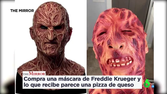 Compra una máscara de Freddie Krueger y lo que le llega parece una pizza: los peores fails al comprar disfraces online Compra una máscara de Freddie Krueger y lo que le llega parece una pizza: los peores fails al comprar disfraces online