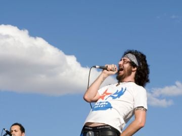 El cantante de la banda Estirpe, Manuel Ángel Mart