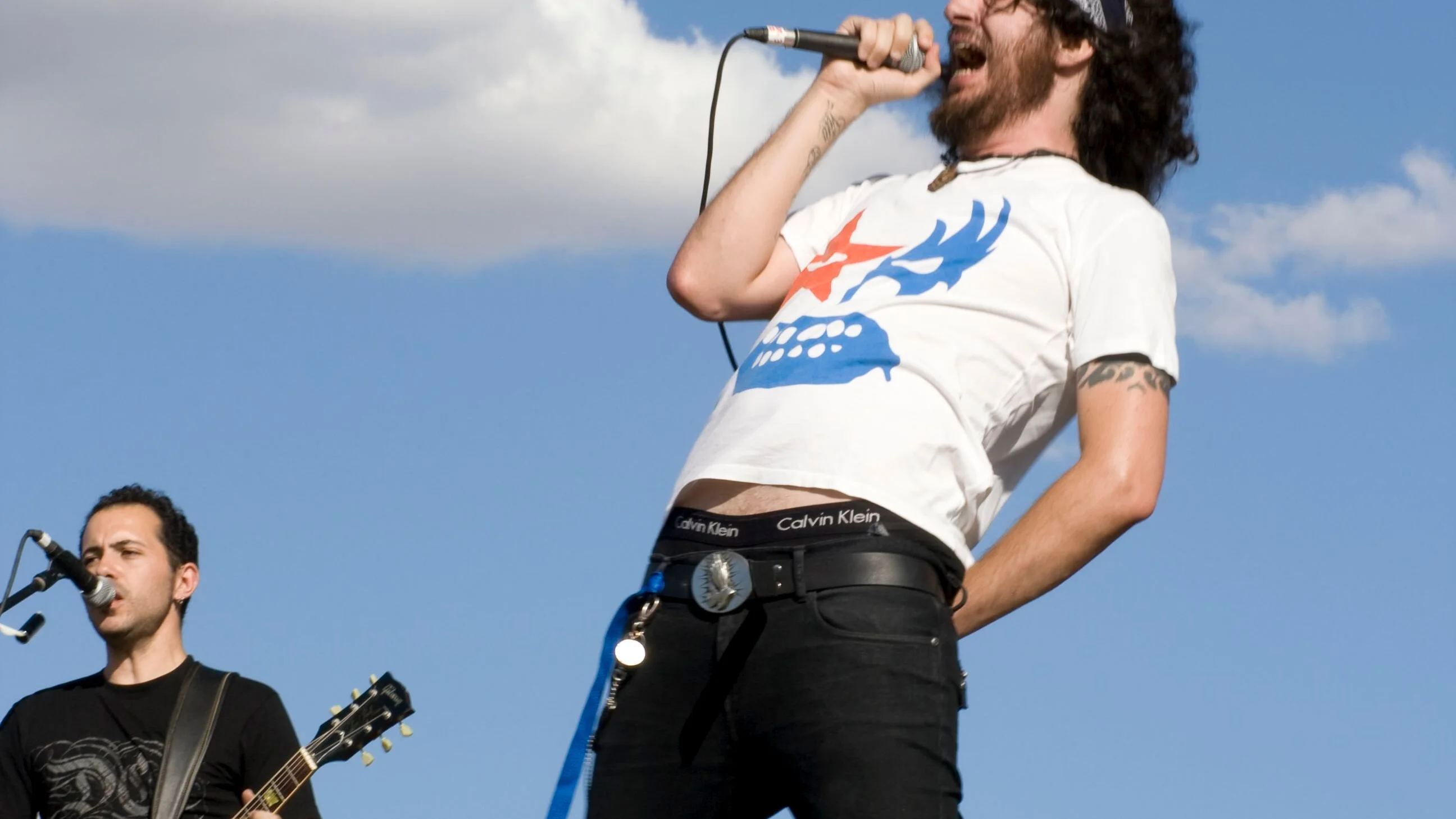 El cantante de la banda Estirpe, Manuel Ángel Mart
