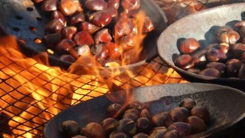 Castañas asadas