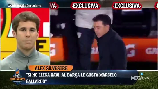 Exclusiva de Álex Silvestre en 'El Chiringuito': "Si no llega Xavi, al Barça le gusta Marcelo Gallardo" Exclusiva de Álex Silvestre en 'El Chiringuito': "Si no llega Xavi, al Barça le gusta Marcelo Gallardo"
