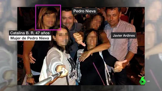 Javier Ardines junto a su presunto asesino, Pedro Nieva, y su amante Catalina Javier Ardines junto a su presunto asesino, Pedro Nieva, y su amante Catalina