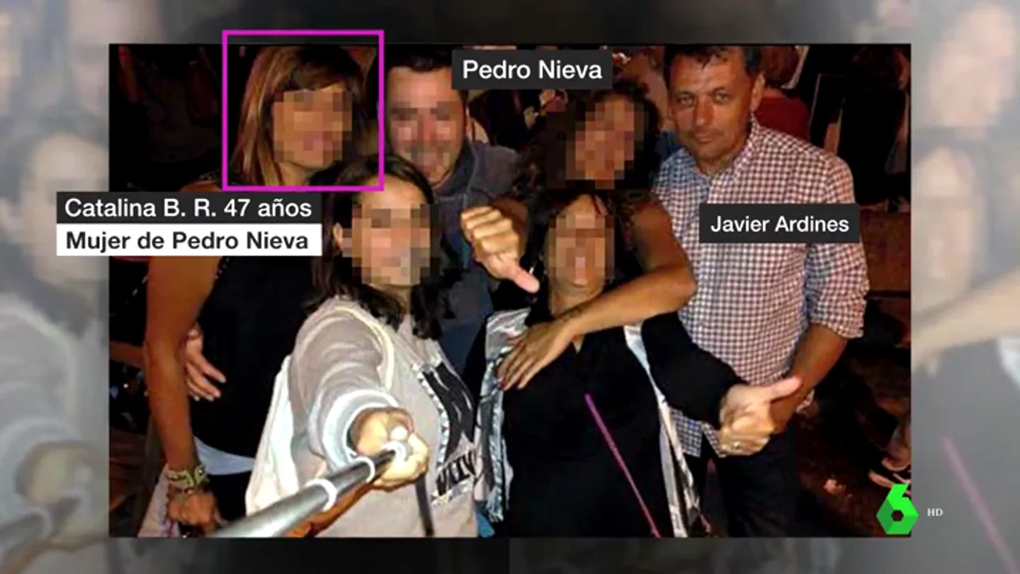 Javier Ardines junto a su presunto asesino, Pedro Nieva, y su amante Catalina Javier Ardines junto a su presunto asesino, Pedro Nieva, y su amante Catalina