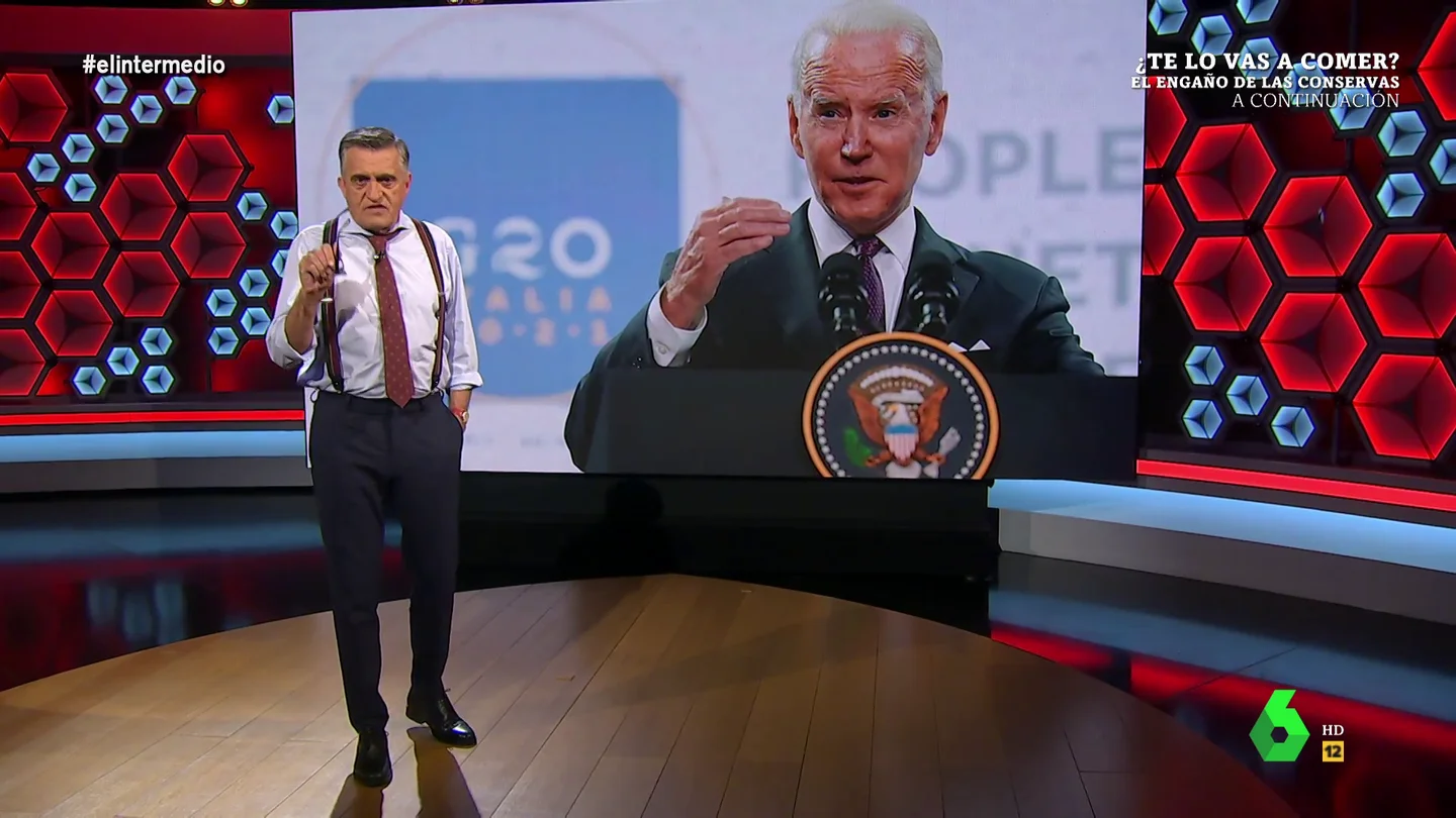 El rapapolvo de Wyoming a Biden tras utilizar cuatro aviones para acudir a la COP26: "Sin pretenderlo, Trump fue más respetuoso" El rapapolvo de Wyoming a Biden tras utilizar cuatro aviones para acudir a la COP26: "Sin pretenderlo, Trump fue más respetuoso"