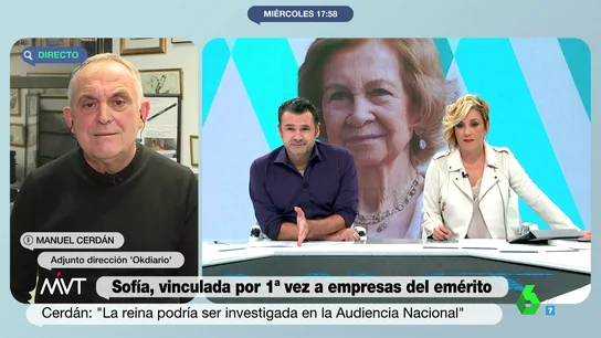 El rapapolvo de Iñaki López al rey Juan Carlos por sus donaciones a mujeres: "Hay que ver lo generoso que era con el dinero que no le daba a la Agencia Tributaria" El rapapolvo de Iñaki López al rey Juan Carlos por sus donaciones a mujeres: "Hay que ver lo generoso que era con el dinero que no le daba a la Agencia Tributaria"