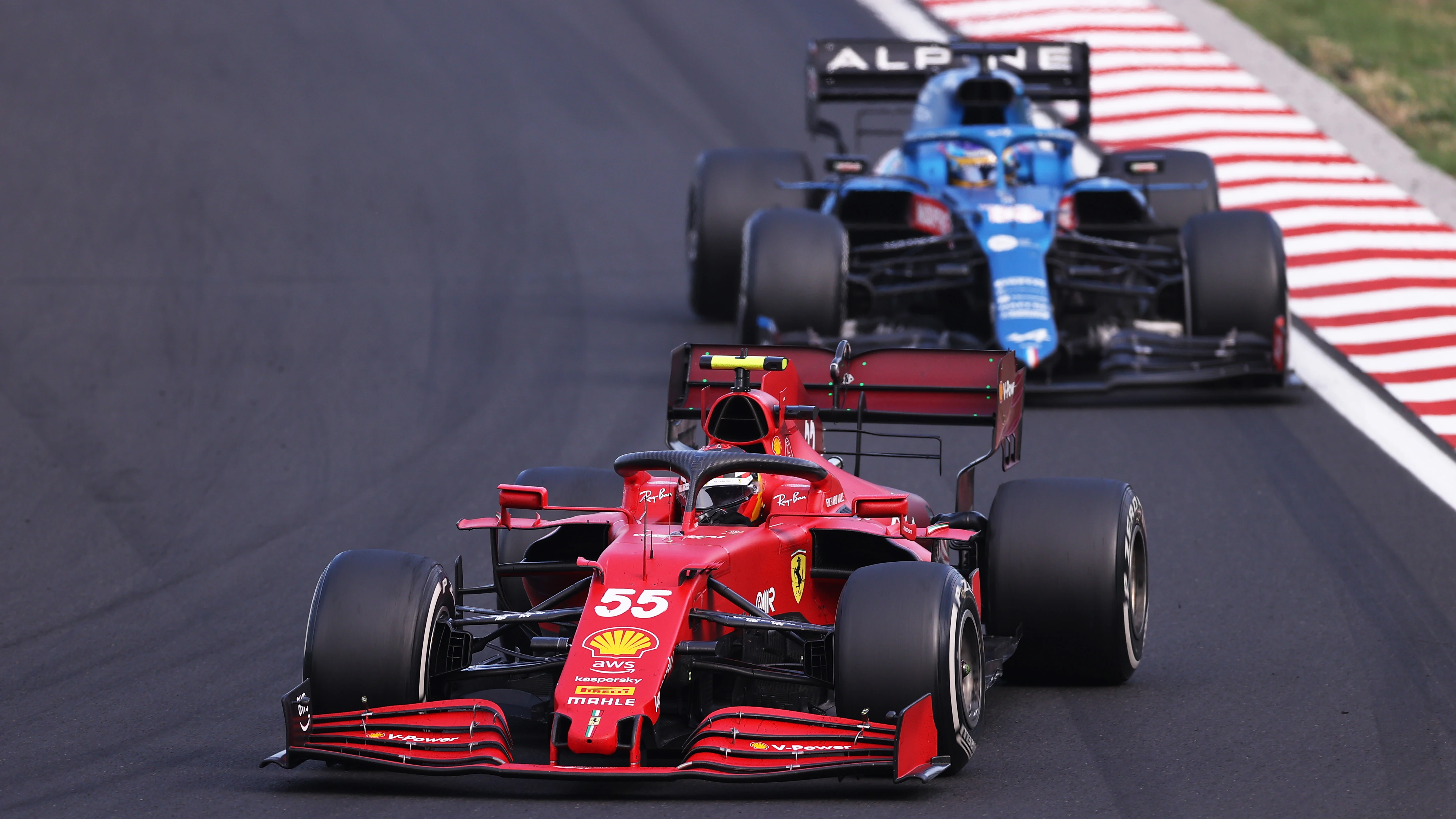 Carlos Sainz y Fernando Alonso