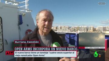 La denuncia de Serrat a bordo del Open Arms: "La dejadez de los gobiernos con la inmigración es bastante grande"