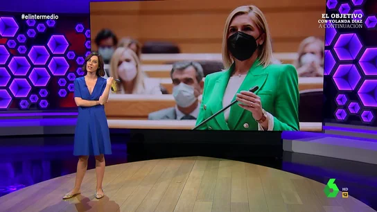 Cristina Gallego presenta las gafas del fin del mundo del PP Cristina Gallego presenta las gafas del fin del mundo del PP