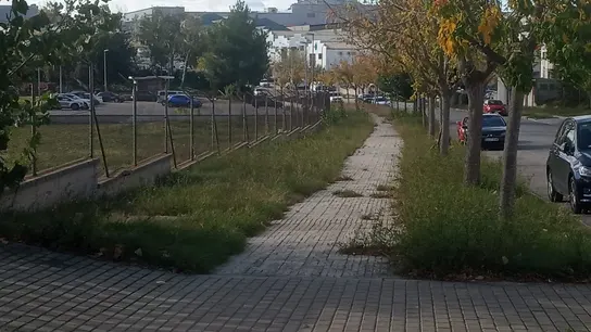 Lugar de Igualada donde fue encontrada la menor inconsciente Lugar de Igualada donde fue encontrada la menor inconsciente
