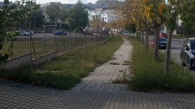Lugar de Igualada donde fue encontrada la menor inconsciente